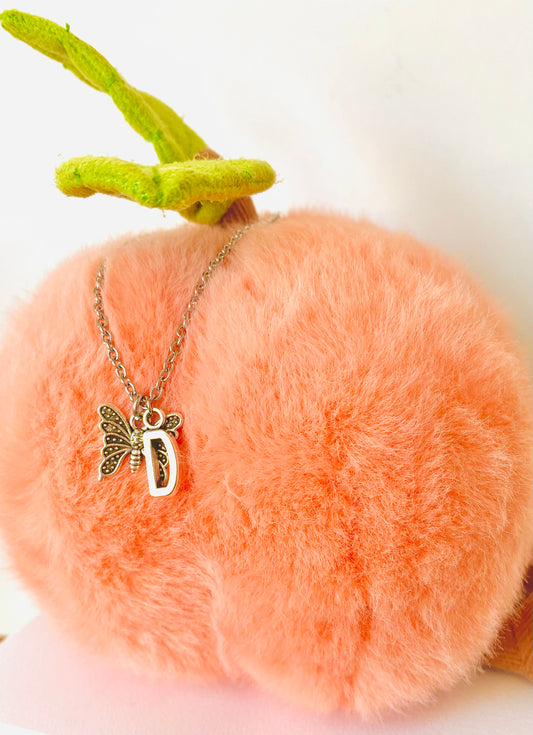 Personalised butterfly necklace